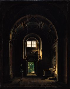 Interiér kaple Saint-Philippe v Eglise des Feuillants v Paříži, 1814